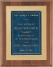 xxxSapphire Plaque with Gold Embossed Frame - P3120