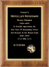 xxxWalnut Plaque - P2923-6