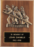 xxx"The Bravest" Firefighter Plaque - P3