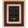 Rosewood Framed Plaque  - P3990