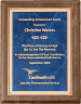 xxxWalnut  Sapphire Plaque - P4200-2