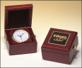 xxxMahogany-Finish Encased Clock - BC948