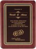 xxxRosewood Piano-Finished Plaque - P3717-21