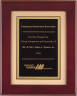 Rosewood Framed Plaque  - P3990