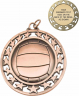 2-1/2" Volleyball Bronze Medallion - SSM-50-NR