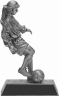 Soccer Female Pewter Resin - 50402-S