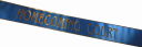 Homecoming Court Blue Sash - IQSG72-HC-BLUE