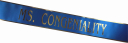 Ms. Congeniality Blue Sash - IQSG72-MC-BLUE