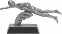 Swimmer Female Pewter Resin - 50613-S