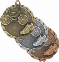 1-3/4" Triathlon Medallion