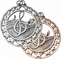 2-1/2" Music Medallion