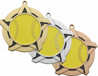 2-1/4" Softball Super Star Medallion