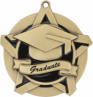 2-1/4" Graduate Super Star Medallion
