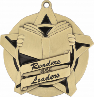 2-1/4" Reading Leader Super Star Medallion