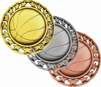 2-1/2" Basketball Star Medallion