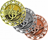 2-1/2" Music Star Medallion