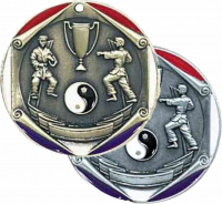 2" Karate Medallion