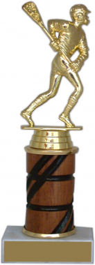 Walnut and Marble Trophy - 23832