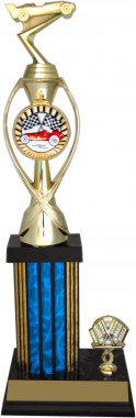 18" Pinewood Derby Finish Line Trophy