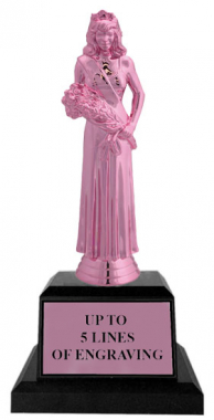 Pink Beauty Queen Trophy
