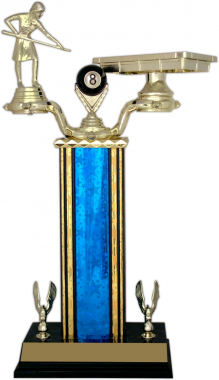 Billiards Rack Trophy - 9364
