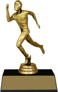 7" Male Track Runner "Competitor" Trophy