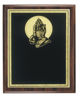 Praying Hands Plaque - PP190A-C