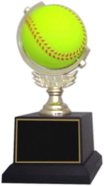 7-1/2 inch "Spinner" Softball Trophy