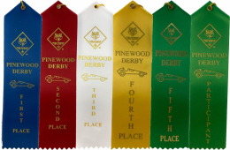 Pinewood Derby Ribbon