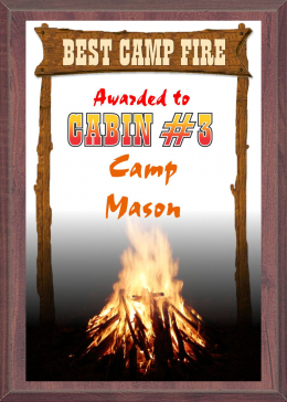 Best Camp Fire Plaque
