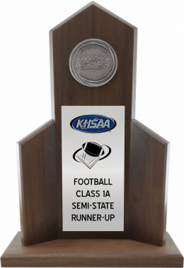 Football Semi-State Runner-up Trophy