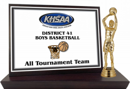 6" x 8" KHSAA Basketball Billboard Trophy - BCFS7-KHSAA-BK