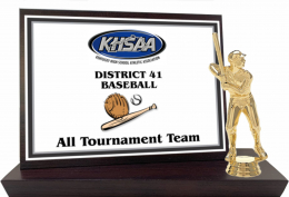 6" x 8" KHSAA Baseball/Softball Billboard Trophy - BCFS7-KHSAA-BA/FP