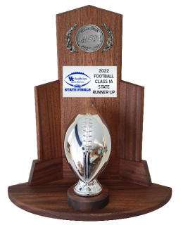 Football State Runner-Up Trophy