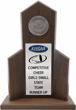 Cheer State Runner-Up Trophy