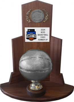 Basketball State Runner-Up Trophy