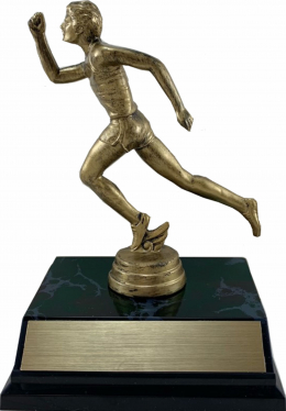 7" Male Track Runner "Competitor" Trophy