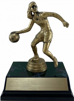 7" Female Basketball Player "Competitor" Trophy