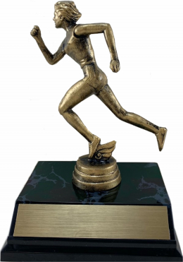 7" Female Track Runner "Competitor" Trophy