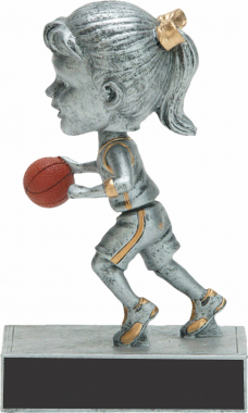 Basketball Female Bobble Head Award