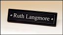 xxxBlack Piano-Finished Nameplate with Acrylic Plate - 591