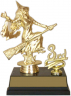 Halloween "Mounted Figure with Side Trim" Trophy - 8043-H