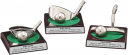 xxxRosewood Desktop Golf Trophies - G3805-3905