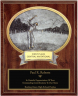 Female Golf Oval Plaque - OP54622