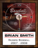 Baseball Clock Plaque  - PC810-BA