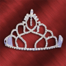 Oval Top Piece with Dangling Stones Tiara - RTP6632