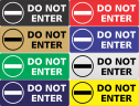 xxxDo Not Enter Plastic Sign