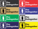 xxxFire Extinguisher Plastic Sign