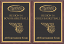 xxxKHSAA Basketball District/Regional All Tournament/MVP Plaques