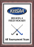 xxxKHSAA Field Hockey Color Regional All Tournament/MVP Plaques